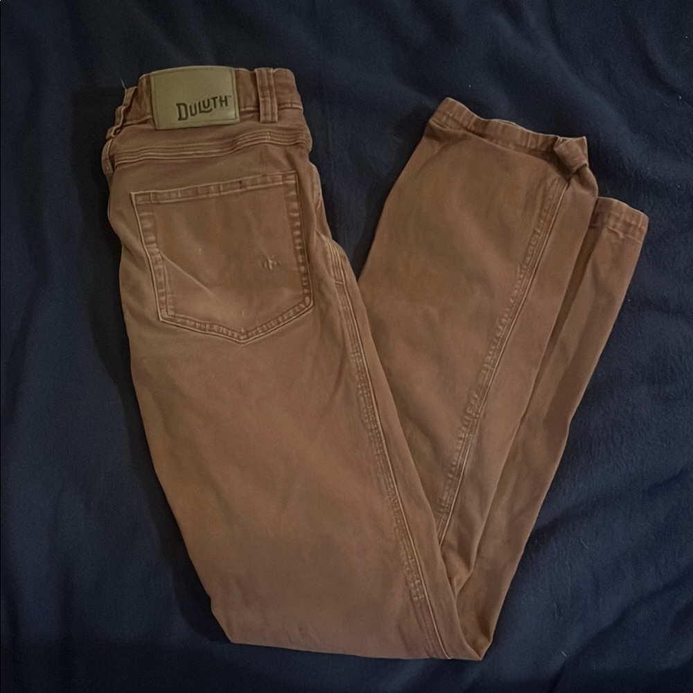 Duluth flex fire hose brown pants - 30 x 34 slim